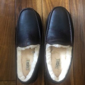 Ugh Ascot Leather Slippers (Men’s) NWT